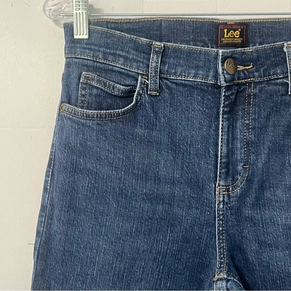 Vintage 90’s Retro High Rise Flare Bell Bottom Western Boho Denim Jeans 6 Long